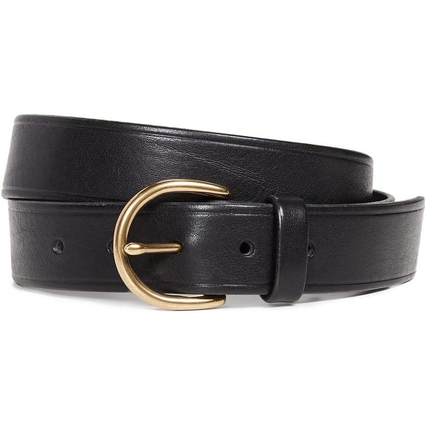 imageMadewell Womens Medium Perfect Leather BeltTrue Black
