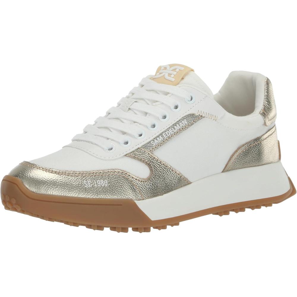 imageSam Edelman Womens LaylaOff WhiteMolten Gold