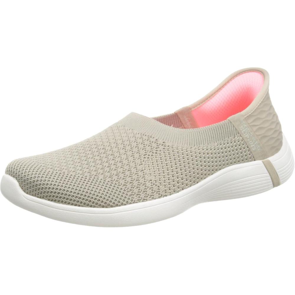 imageSkechers Womens OnThego Swift Advance SneakerTaupe Textile