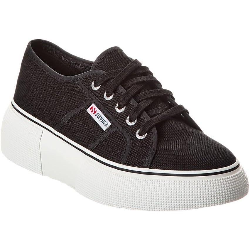 imageSuperga  Womens 2287 Bubble Line SneakersBlackWhite