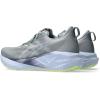 ASICS Women’s NOVABLAST 5 TR Running Shoes(Gravel/Blue Fade)