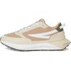 Fila Mens Racer Energized(Irish Cream/White/Whitecap Gray)