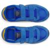 Grey/Navy/Green Jazz Double Hook & Loop Sneaker(Blue/Yellow)
