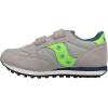 Grey/Navy/Green Jazz Double Hook & Loop Sneaker(Grey)