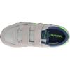 Grey/Navy/Green Jazz Double Hook & Loop Sneaker(Grey)