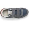 Grey/Navy/Green Jazz Double Hook & Loop Sneaker(Grey/Blue/Orange)