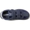 Grey/Navy/Green Jazz Double Hook & Loop Sneaker(Navy/White)