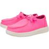 HEYDUDE girls Wendy Canvas Kids(Pink)