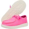 HEYDUDE girls Wendy Canvas Kids(Pink)
