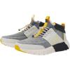 Hey Dude Men’s Sirocco Mid| Men’s Sneaker | Men’s Slip On Shoes | Comfortable & Light-Weight(Grey/Yellow)
