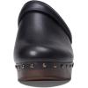 Madewell The Cecily Clog in Oiled Leather Clogs for Women – Slip-On Style Closure, and Round Toe Silhouette(True Black)