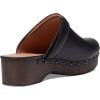 Madewell The Cecily Clog in Oiled Leather Clogs for Women – Slip-On Style Closure, and Round Toe Silhouette(True Black)