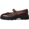 Madewell The Freya Platform Lugsole Mary Jane Shoes for Women – Buckle Closure with Slight Heel, and Convenient Shoes(Dark Cabernet)