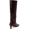 Madewell Women’s Dorchester Dimes Tall Boot-Croc Knee High(Chocolate Raisin)