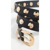 Madewell Women’s Essentials Western Studded Belt(True Black Multi)