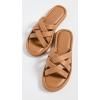 Madewell Women’s Francine Puffy Woven Slides(Desert Camel)