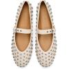 Madewell Womens Hera Grommet Mary Jane Flat – Bezel Crys(Ecru)