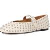 Madewell Womens Hera Grommet Mary Jane Flat – Bezel Crys(Ecru)
