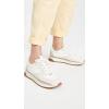 Madewell Women’s Kickoff Trainer Sneakers in Neutral Colorblock Leather(Antique Cream Multi)