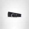 Madewell Women’s Medium Perfect Leather Belt(Black and Silver)