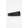 Madewell Women’s Medium Perfect Leather Belt(Black and Silver)