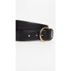 Madewell Women’s Medium Perfect Leather Belt(True Black)