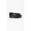 Madewell Women’s Medium Perfect Leather Belt(True Black)