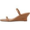 Madewell Women’s Rhea Wedge Heel Sandal(Amber Brown)
