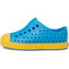 Native Shoes Unisex-Child Jefferson (Toddler/Little Kid) Sneaker(Wave Blue/Pollen Yellow)
