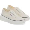 Superga – Womens 2287 Bubble Line Sneakers(Beige Natural/Full Avorio)