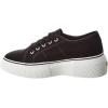 Superga – Womens 2287 Bubble Line Sneakers(Black/White)