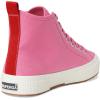 Superga Unisex-Adult 2750 Mid Cotton Sneaker(Pink Fucshia/Red/Favorio)
