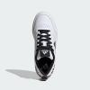 adidas Women’s Park Street Sneaker(Footwear White Carbon Black Cloud White)