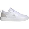 adidas Women’s Park Street Sneaker(White/White/Silver Metallic)