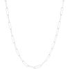 Madewell Paperclip Link Necklace(Light Silver Ox)