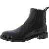 Madewell The Benning Chelsea Women’s Boots – Leather Lining & Upper – Man-Made Sole – Stretch Gore Panels(True Black)