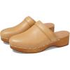Madewell The Cecily Clog in Oiled Leather Clogs for Women – Slip-On Style Closure, and Round Toe Silhouette(Dried Straw)