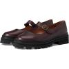 Madewell The Freya Platform Lugsole Mary Jane Shoes for Women – Buckle Closure with Slight Heel, and Convenient Shoes(Dark Cabernet)
