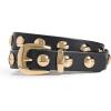 Madewell Women’s Essentials Western Studded Belt(True Black Multi)