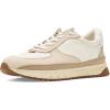 Madewell Women’s Kickoff Trainer Sneakers in Neutral Colorblock Leather(Antique Cream Multi Neutral)