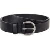 Madewell Women’s Medium Perfect Leather Belt(True Black/Silver)