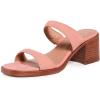 Madewell Women’s Ora Double Strap Sandals(Dried Rose)
