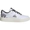 adidas Women’s Park Street Sneaker(Footwear White Carbon Black Cloud White)