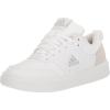 adidas Women’s Park Street Sneaker(White/White/Silver Metallic)
