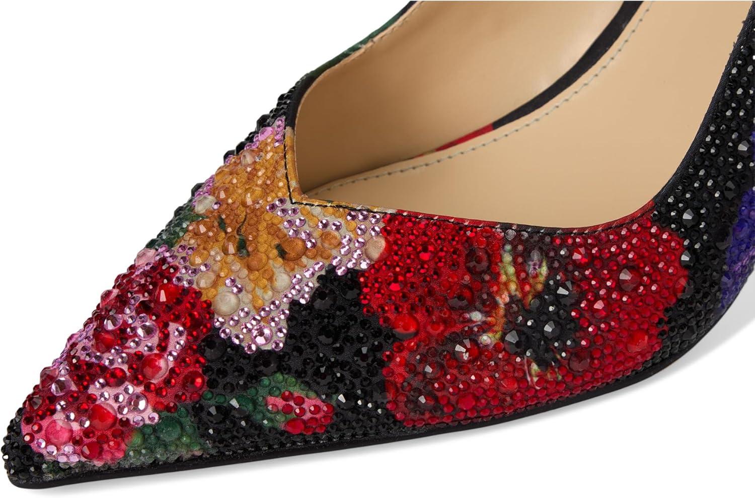 imageBetsey Johnson Womens ClarkBlack Flower Multi