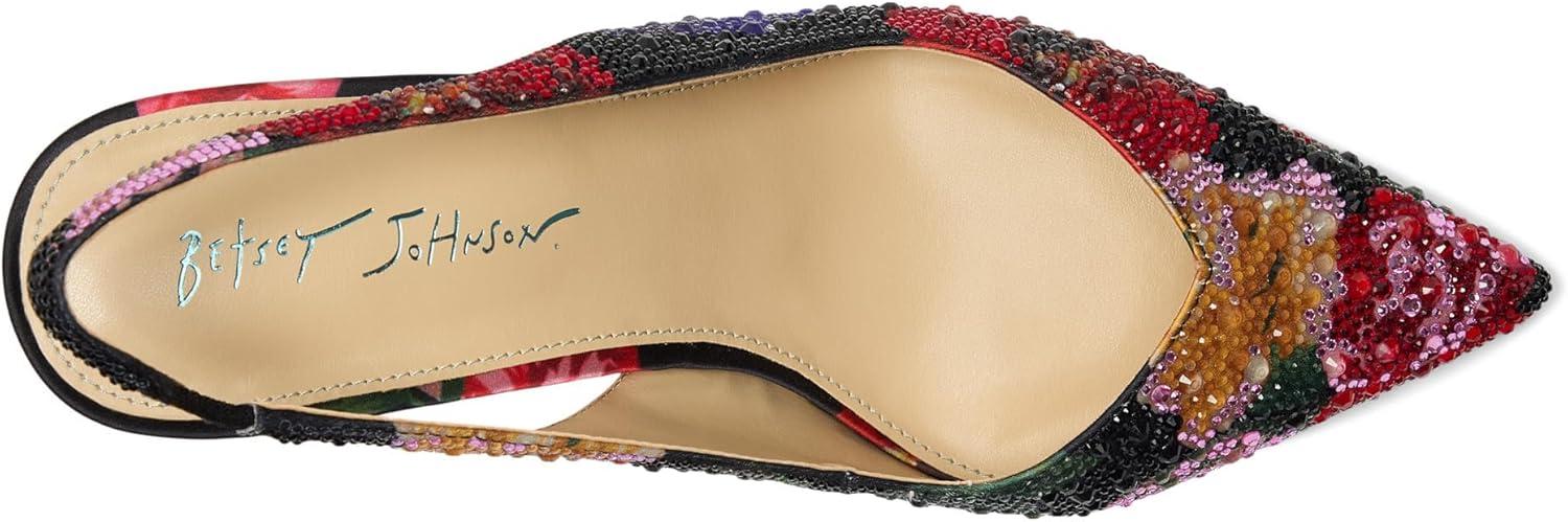 imageBetsey Johnson Womens ClarkBlack Flower Multi