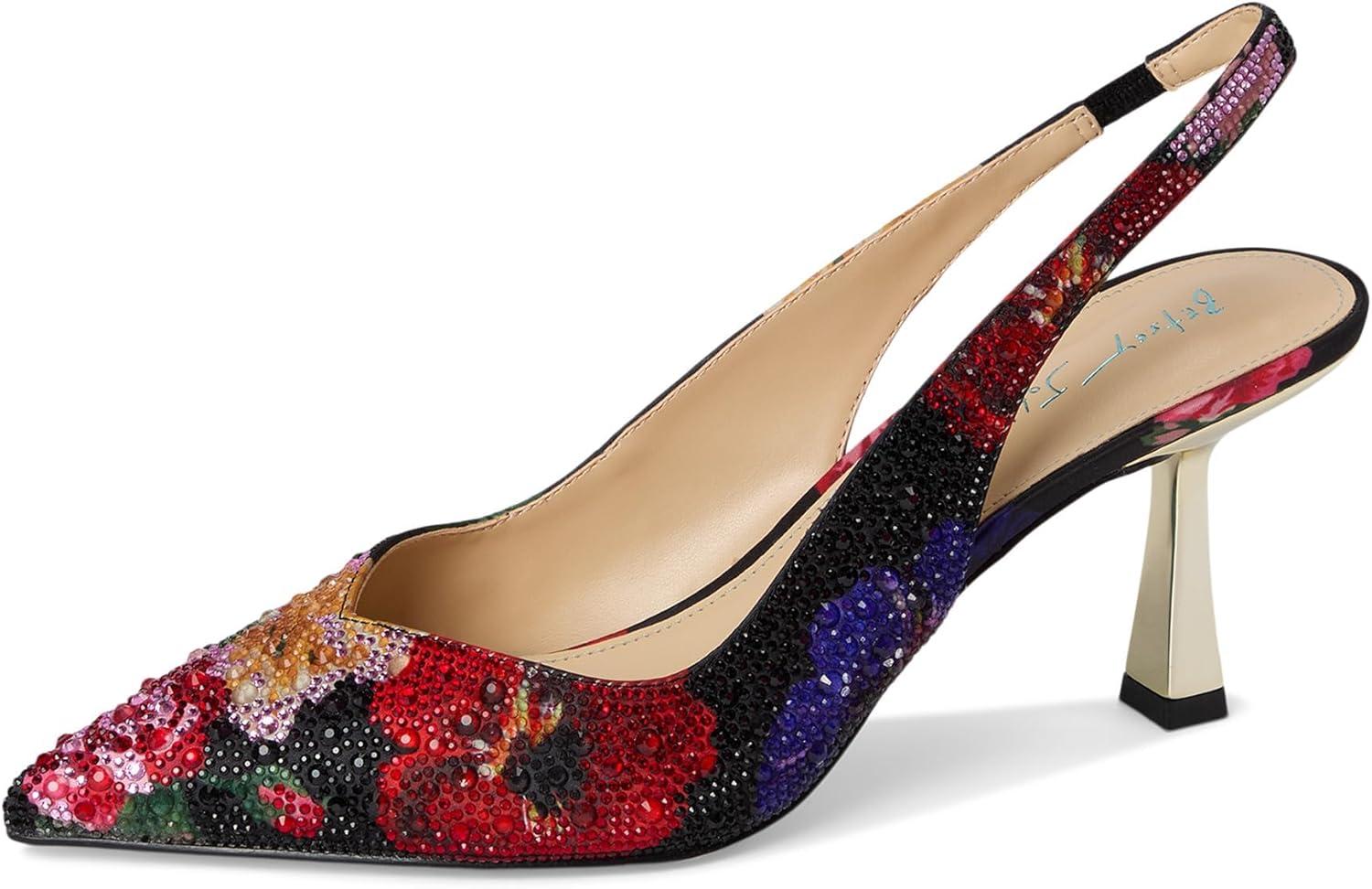 imageBetsey Johnson Womens ClarkBlack Flower Multi