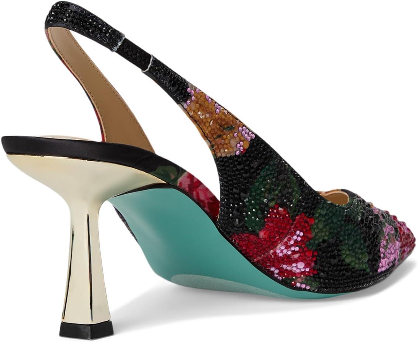 imageBetsey Johnson Womens ClarkBlack Flower Multi