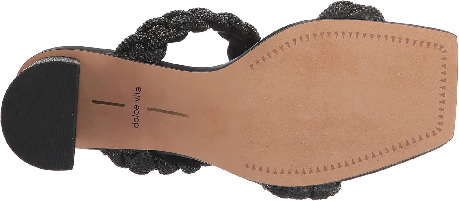 imageDolce Vita womens Paily PearlBRAIDED DETAILINGBlack Rhinestone