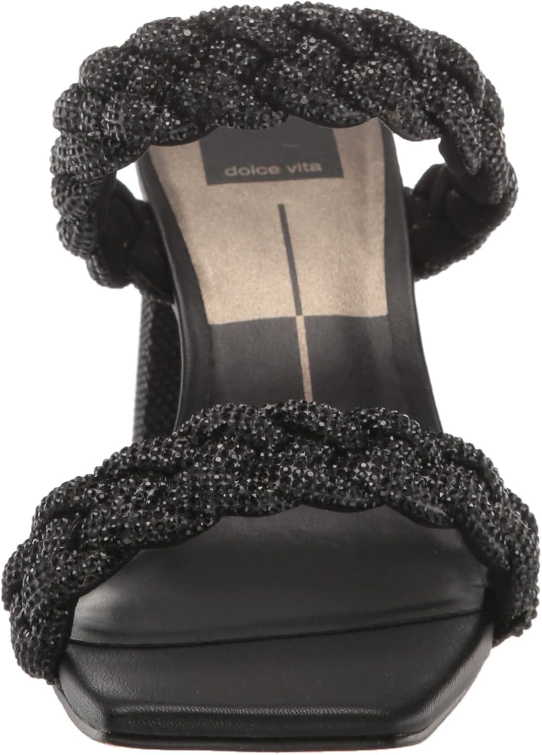 imageDolce Vita womens Paily PearlBRAIDED DETAILINGBlack Rhinestone